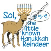 Sol the Hanukkah reindeer